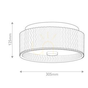 Deckenleuchte Elle - 2 Lichtquellen - Chrom Elstead small 6