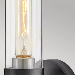 Ellison Wandleuchte - 1 Lichtquelle - Gebürstetes Schwarz Elstead small 4