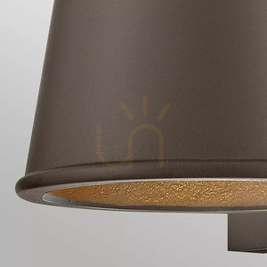 Hans Wandlaterne - 1 Lichtquelle - Architektonische Bronze Elstead small 4