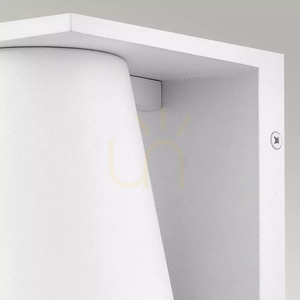 Außenwandlaterne Hans - 1 Lichtquelle - Weiß strukturiert Elstead small 3
