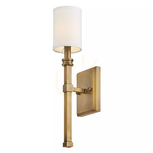 Moore Wandleuchte - 1-flammig - Messing Heritage Brass Elstead small 1