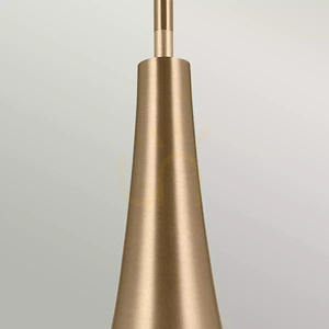 Deela Pendelleuchte - 1 Lichtquelle - Champagner Bronze Elstead small 1