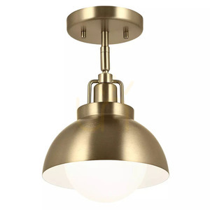 Wandleuchte, Semi-Plafond, Niva Pendelleuchte - 1 Lichtquelle - Champagne Bronze Elstead 1 Wandleuchte, Semi-Plafond, Niva Pendelleuchte - 1 Lichtquelle - Champagne Bronze Elstead small 1
