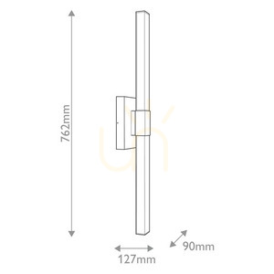 LED-Außenwandleuchte Nocar groß - Strukturschwarz Elstead small 7