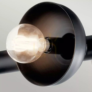 Palta Insel-Lampe - 10 Lichtquellen - Satin schwarz Elstead small 3
