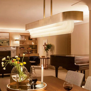 Serene LED-Insellampe - - Naturmessing Elstead small 4