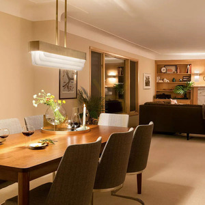 Serene LED-Insellampe - - Naturmessing Elstead small 6