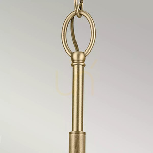 Winslow Kronleuchter - 3 Lichtquellen - Naturmessing Elstead 2 Winslow Kronleuchter - 3 Lichtquellen - Naturmessing Elstead small 2