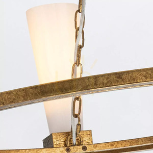 Kristy Kronleuchter - 4 Lichtquellen - Faded gold Elstead 2 Kristy Kronleuchter - 4 Lichtquellen - Faded gold Elstead small 2