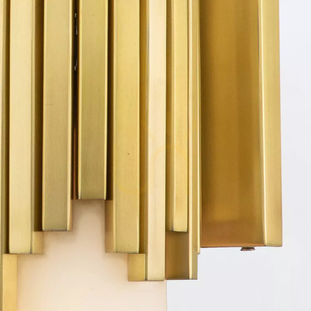 Aussicht Marvele Wandleuchte - 2 Lichtquellen - Aged brass Elstead Marvele Wandleuchte - 2 Lichtquellen - Aged brass Elstead