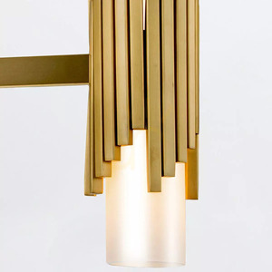Marvele Kronleuchter - 8 Lichtquellen - Aged brass Elstead small 2