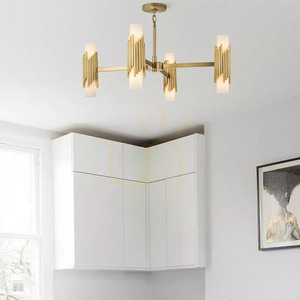Marvele Kronleuchter - 8 Lichtquellen - Aged brass Elstead small 5
