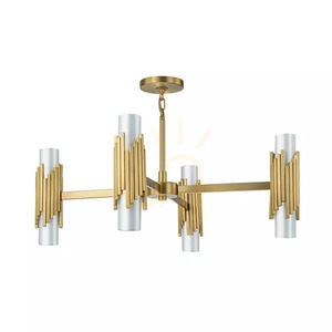 Marvele Kronleuchter - 8 Lichtquellen - Aged brass Elstead small 6