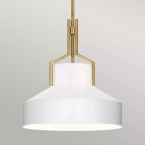 Brecken Pendelleuchte - 2 Lichtquellen - Aged brass Elstead small 3