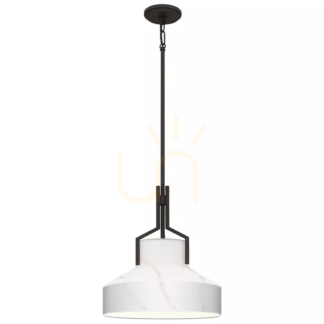 Prüfen Brecken Pendelleuchte - 2 Lichtquellen - Altbronze Elstead Brecken Pendelleuchte - 2 Lichtquellen - Altbronze Elstead