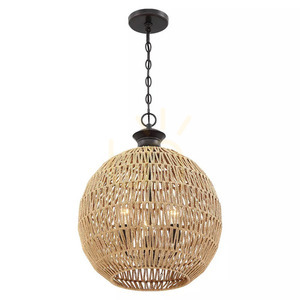 Pendelleuchte Casablanca - 3 Leuchtmittel - Palladian-Bronze Elstead small 1