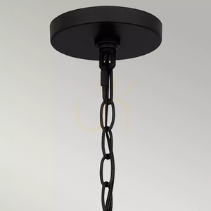 Teton Pendelleuchte - 5 Lichtquellen - Mattschwarz Elstead 3 Teton Pendelleuchte - 5 Lichtquellen - Mattschwarz Elstead small 3