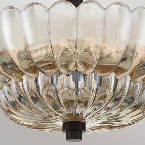 Whitecap halbflammig - 3 Lichtquellen - Kakaobraun Elstead small 2