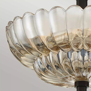 Whitecap halbflammig - 3 Lichtquellen - Kakaobraun Elstead small 4