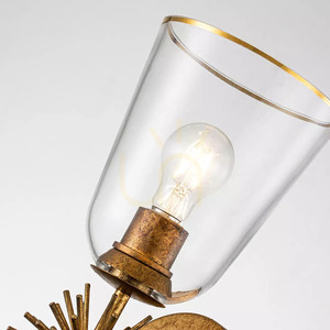 Stehende Wandleuchte - 2 Lichtquellen - Faded gold Elstead 1 Stehende Wandleuchte - 2 Lichtquellen - Faded gold Elstead small 1