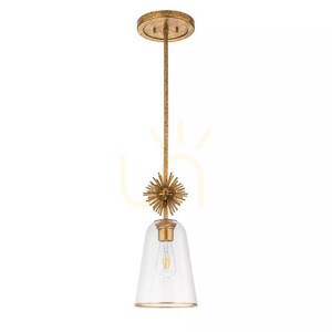 Pendelleuchte Staring, 1-flammig, Antikgold, Elstead 6 Pendelleuchte Staring, 1-flammig, Antikgold, Elstead small 6
