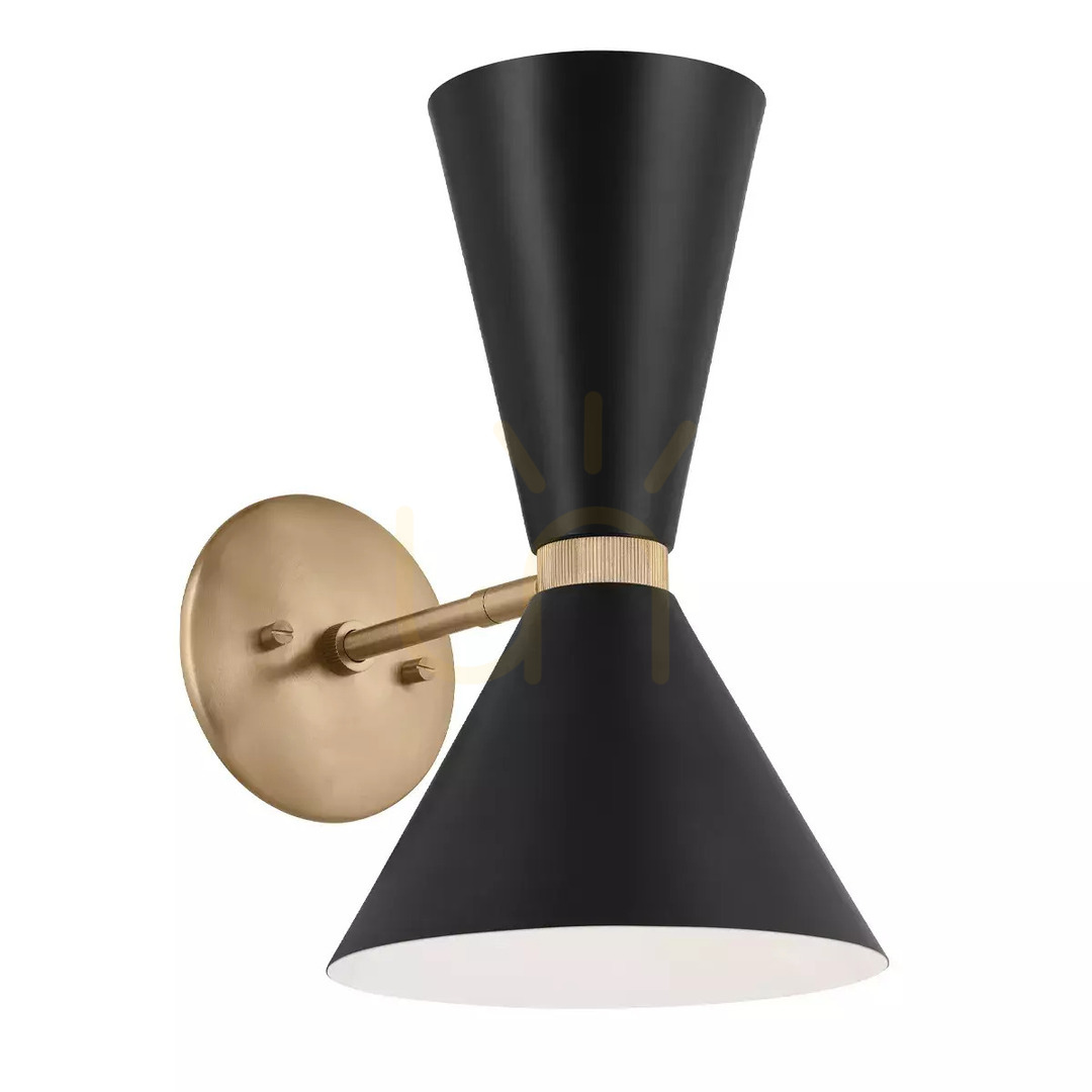 Prüfen Phix Wandleuchte - 2 Lichtquellen - Champagner Bronze Elstead Phix Wandleuchte - 2 Lichtquellen - Champagner Bronze Elstead