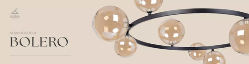 Prüfen Kronleuchter Sigma BOLERO 9-flammig Schwarz Bernstein Glas 41323