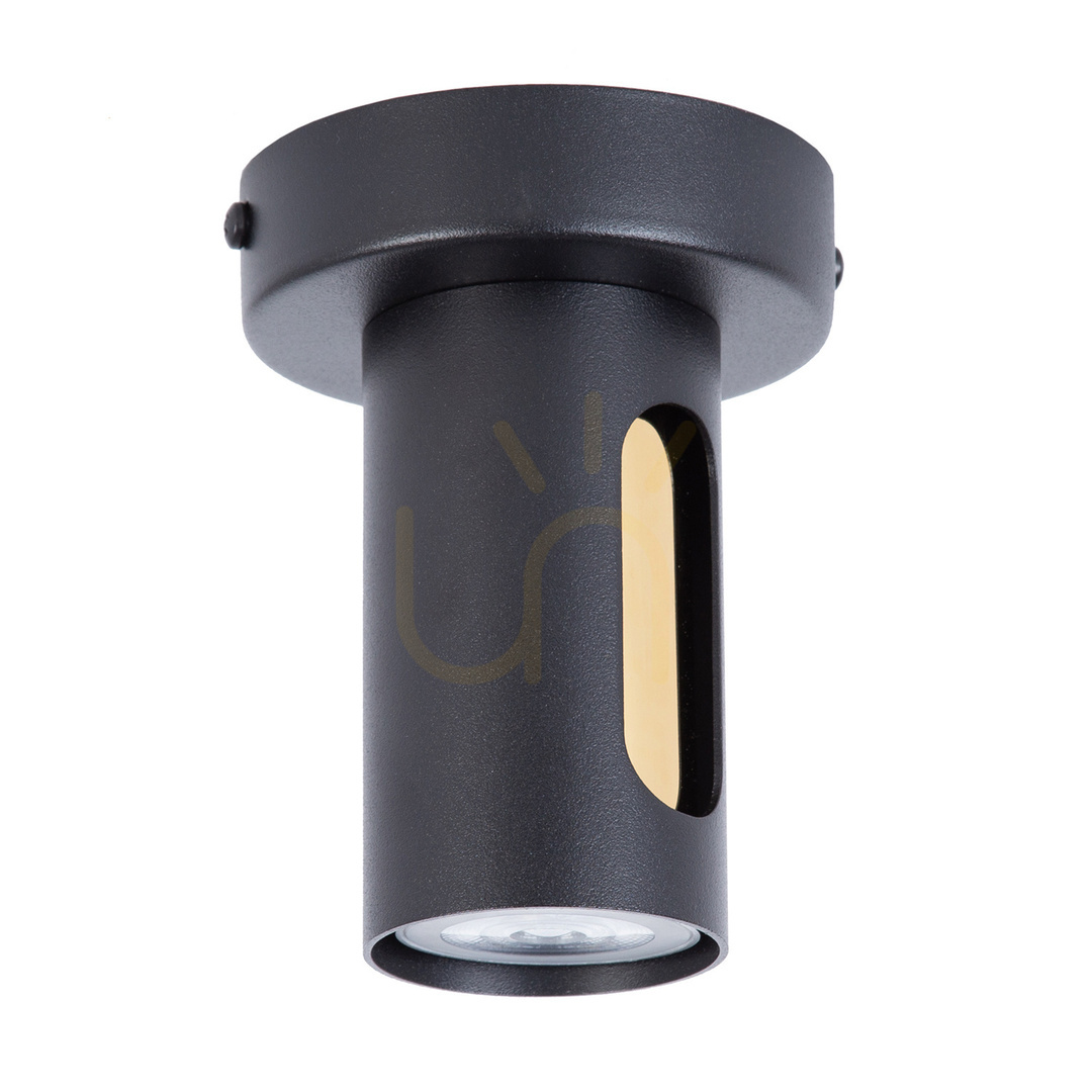 Prüfen Deckenleuchte Sigma FLOW 1 GU10 schwarz/gold 41215 Deckenleuchte Sigma FLOW 1 GU10 schwarz/gold 41215