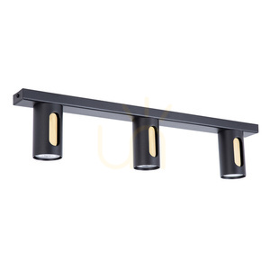 Deckenleuchte Sigma FLOW 3-flammig schwarz/gold GU10 41218 small 0