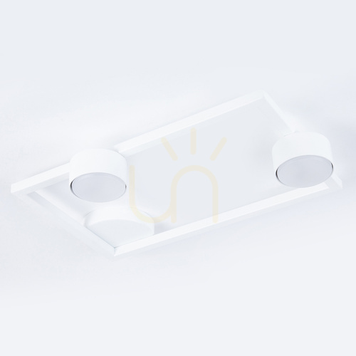 Prüfen Weiße Deckenleuchte Sigma FRAME 2 41274 2×GX53