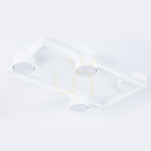 Prüfen Deckenleuchte Sigma FRAME 3 weiß 3×GX53 57,5 cm 41275
