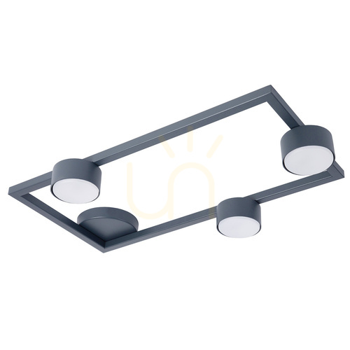 Prüfen Deckenleuchte Sigma FRAME 3-flammig Graphit GX53 41281