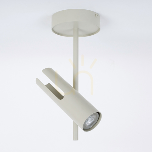 Prüfen Deckenleuchte Sigma LEDA 1 GU10 grau-beige Metall 41143