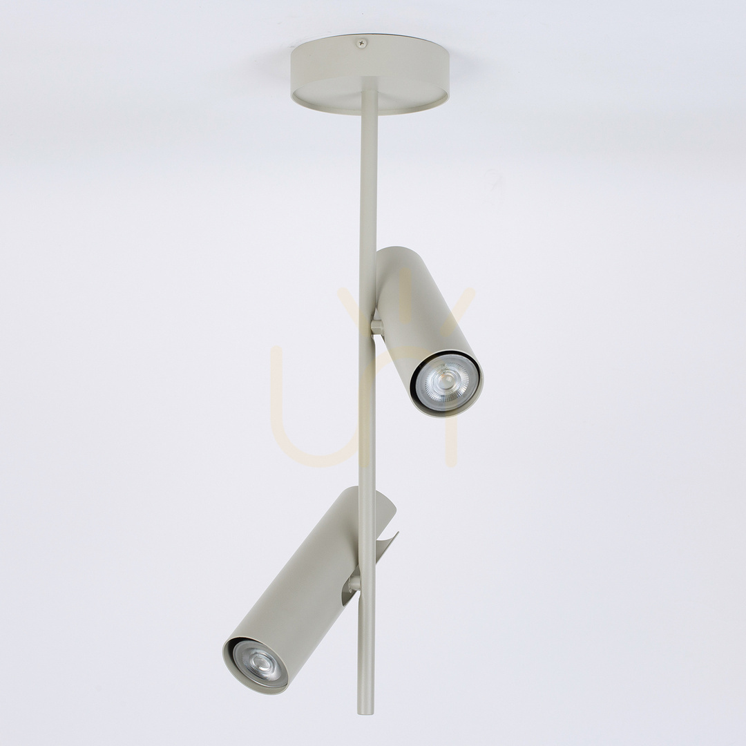 Vorschau Deckenleuchte Sigma LEDA 2 GU10 grau-beige bewegliche Schirme 41148 Deckenleuchte Sigma LEDA 2 GU10 grau-beige bewegliche Schirme 41148