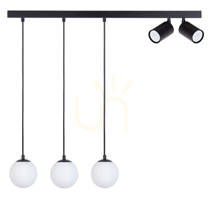 Pendelleuchte Sigma TAVIRA 5-flammig schwarz Glas Stahl 80 cm SKU 41265 0 Pendelleuchte Sigma TAVIRA 5-flammig schwarz Glas Stahl 80 cm SKU 41265 small 0