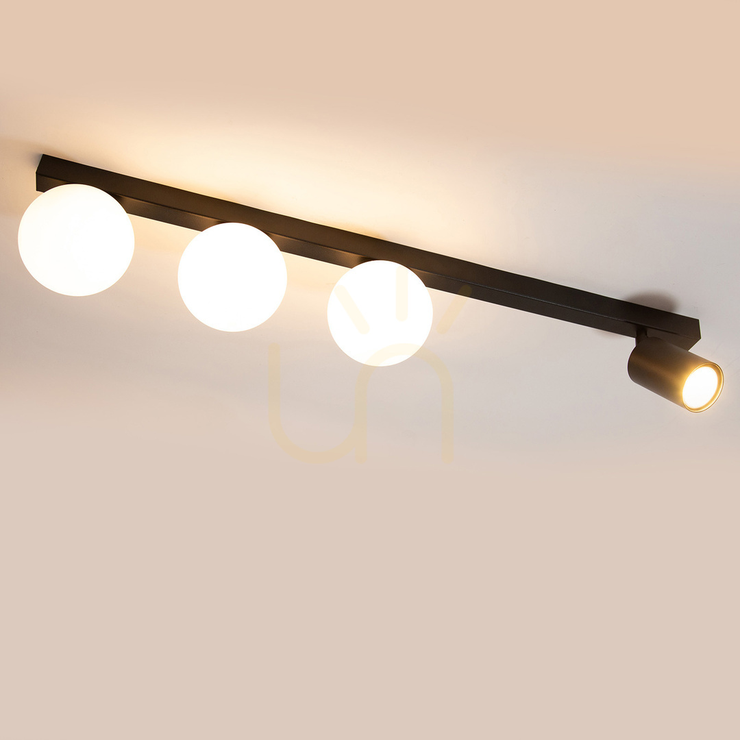 Aussicht Plafond Sigma TAVIRA schwarz 4xG9 80 cm SKU 41261 Plafond Sigma TAVIRA schwarz 4xG9 80 cm SKU 41261