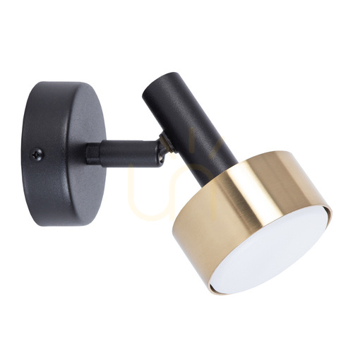Prüfen Wandleuchte Sigma STAMP schwarz/gold GX53 12W 41248