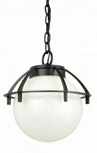 Pendelleuchte Außen SU-MA K 1018/1/KPO schwarz patina 25 cm E27 IP43