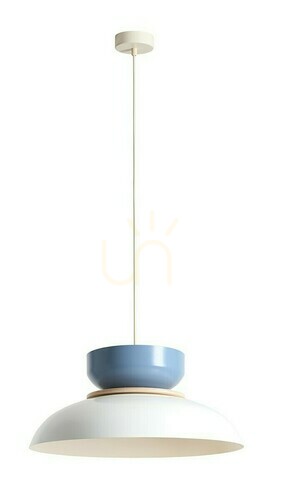 Prüfen Pendelleuchte Aldex Aldo Light Weiß Glanz Staubig Blau 1152G2_16_J
