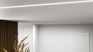 LED-Profil LUMINES Typ ZATI weiß lackiert ohne Perforation 1 m small 4