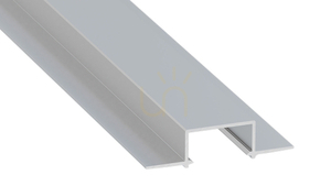 LED-Profil LUMINES Typ HIRO roh ohne Perforation 1 m small 0