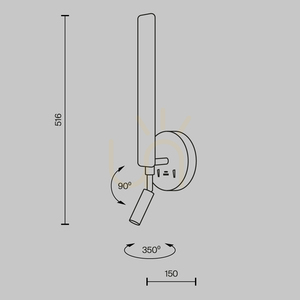 COMBO Wandleuchte MOD214WL-L8W3K1 Maytoni small 9