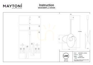 EVOLUTION Hängeleuchte MOD396PL-L10W3K Maytoni small 11