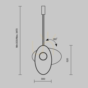 EVOLUTION Hängeleuchte MOD396PL-L10W3K Maytoni small 12