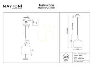 SPIRITO MOD286PL-L18B3K Pendelleuchte Maytoni small 11