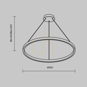 RIM Pendelleuchte MOD058PL-L42BSK Maytoni small 6