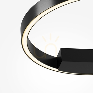 Wandleuchte RIM MOD058WL-L25BK Maytoni schwarzer Ring Ø40 cm LED 23 W 3000/4000 K small 3