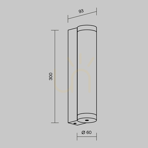 ROUNGE Außenwandleuchte O482WL-L12B3K IP54 Maytoni small 7