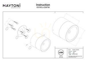 SPIN O310CL-L5GF3K Außenplafonds IP54 Maytoni small 7