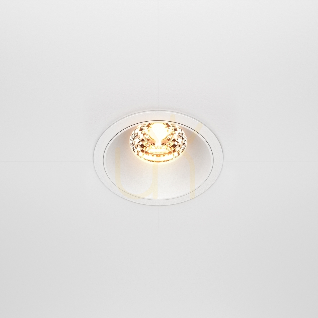 ALFA LED recessed luminaire DL043-01-15W2.7K-RD-W-DE Maytoni